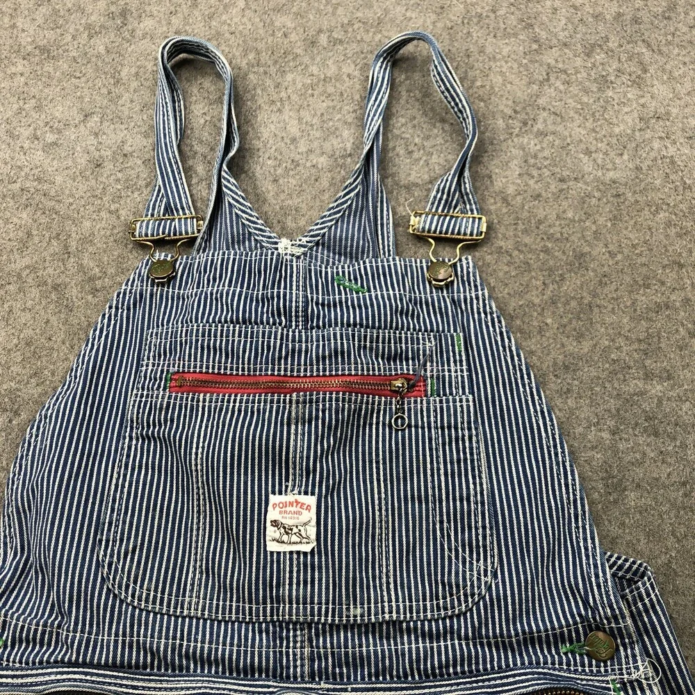Vintage Pointer Brand Overalls Mens 36x32 Workwear Utility USA 90s - Picture 8 of 15
